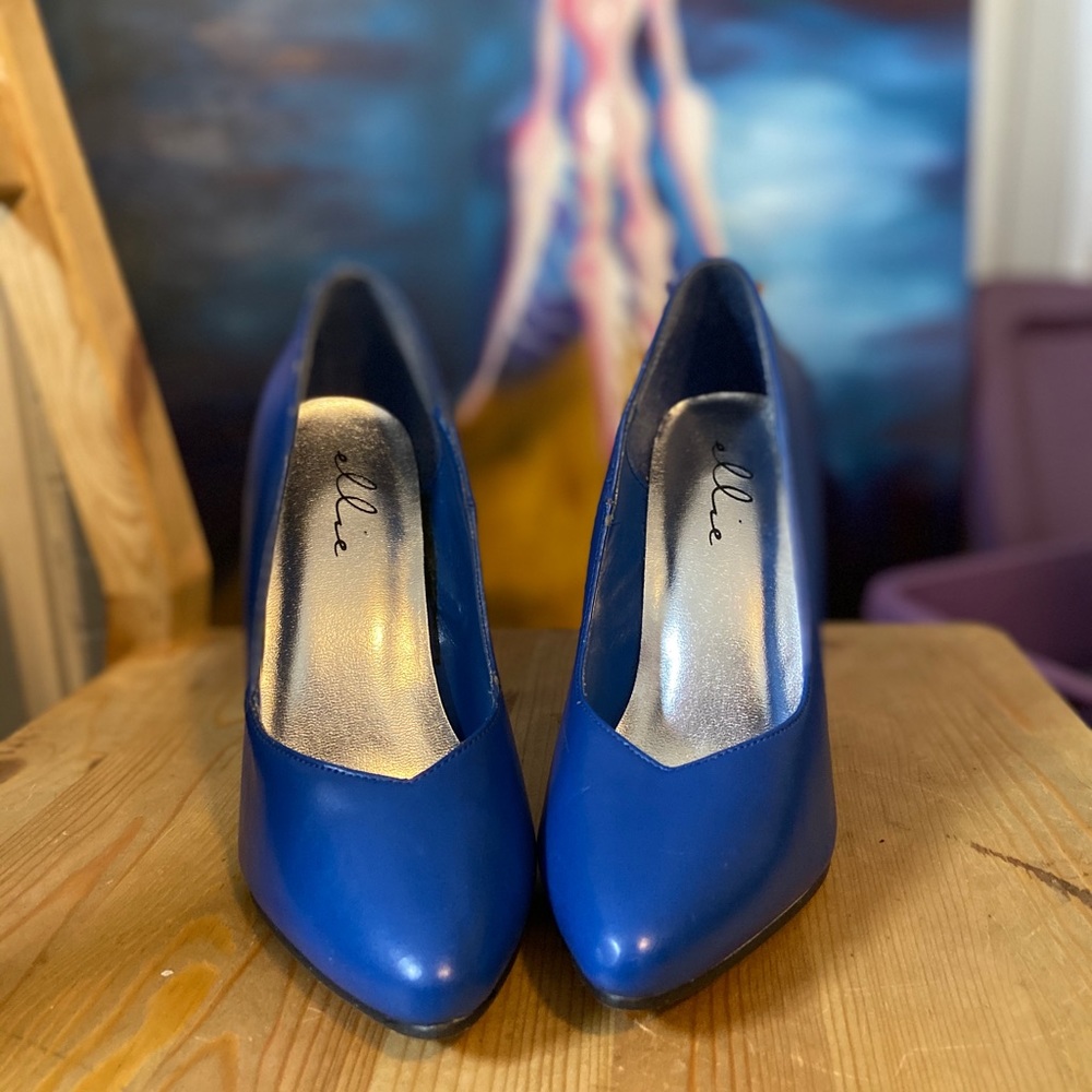 Ellie Blue Pumps